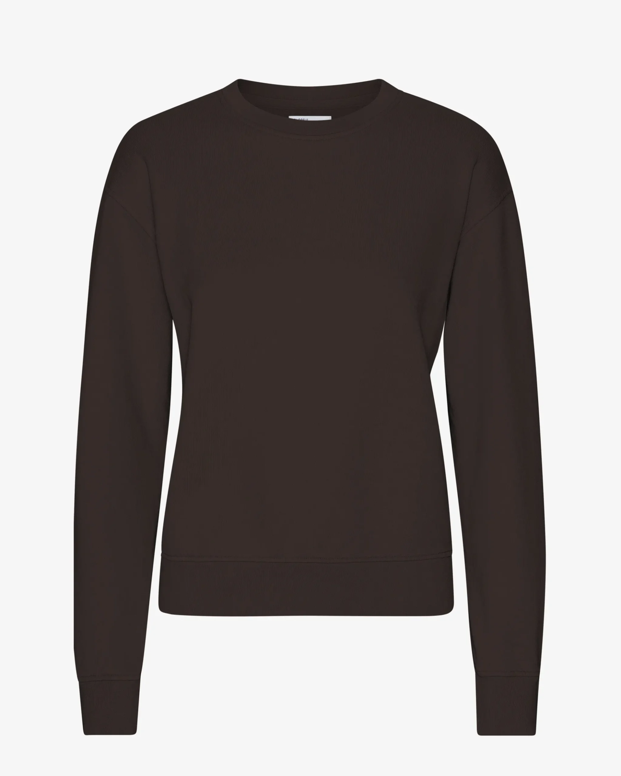 Women Classic Organic Crew - Coffee Brown