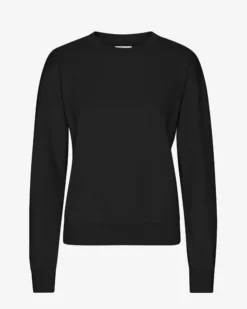 Women Classic Organic Crew - Deep Black