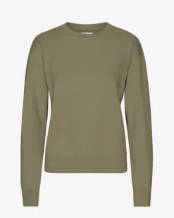 Women Classic Organic Crew - Dusty Olive