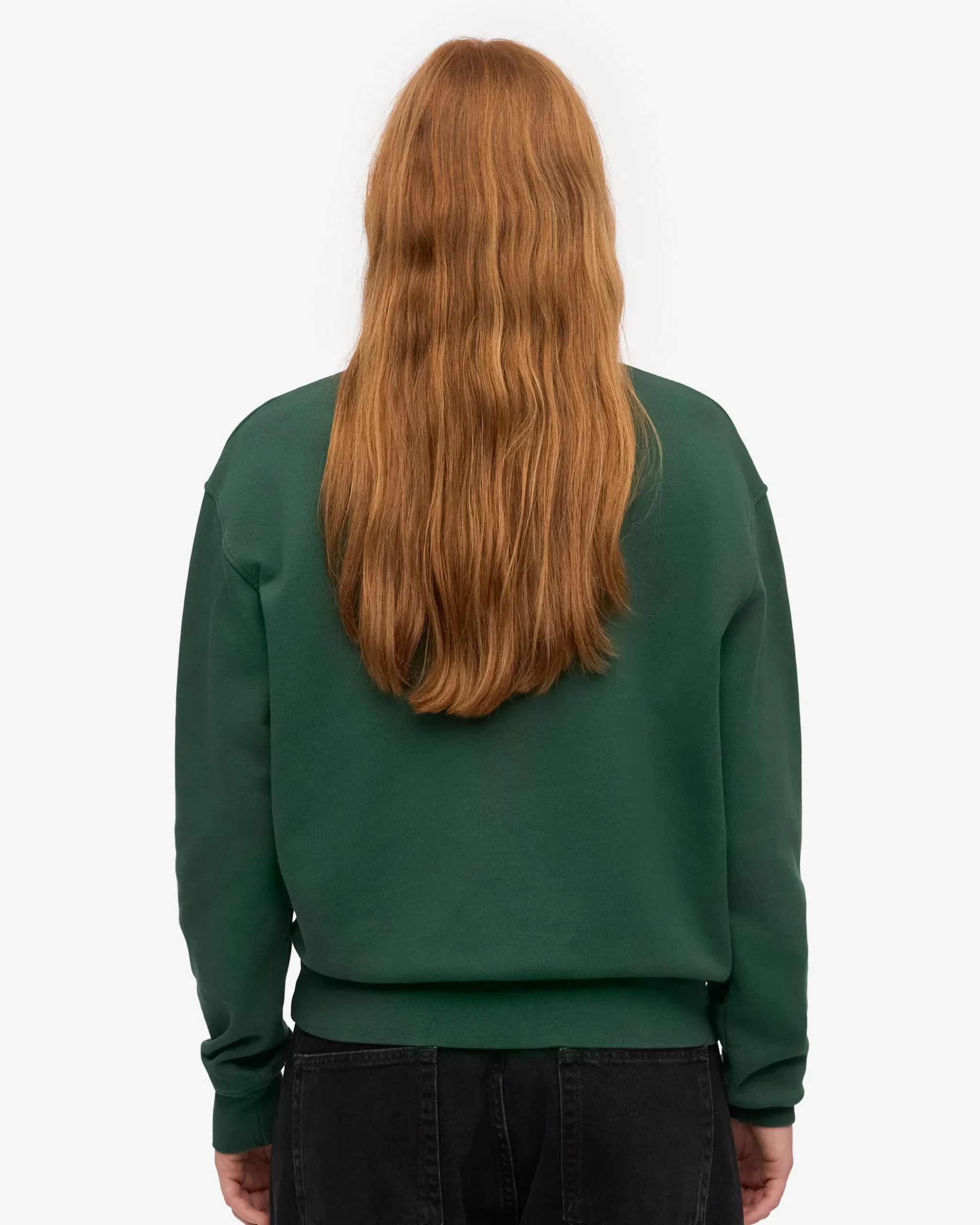 Women Classic Organic Crew - Emerald Green