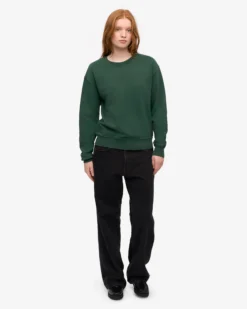 Women Classic Organic Crew - Emerald Green