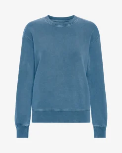 Women Classic Organic Crew - Faded Indigo