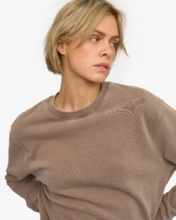 Women Classic Organic Crew - Faded Khaki