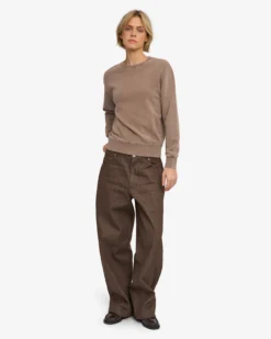 Women Classic Organic Crew - Faded Khaki