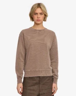 Women Classic Organic Crew - Faded Khaki