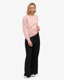 Women Classic Organic Crew - Faded Pink