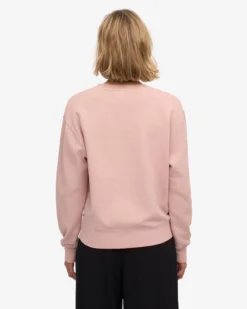 Women Classic Organic Crew - Faded Pink
