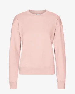 Women Classic Organic Crew - Faded Pink