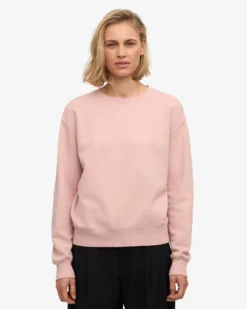 Women Classic Organic Crew - Faded Pink