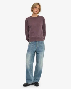 Women Classic Organic Crew - Faded Grape