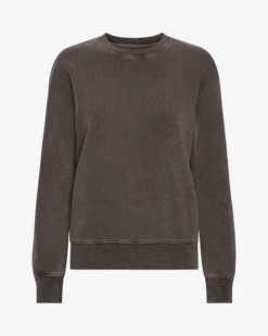 Women Classic Organic Crew - Faded Mud