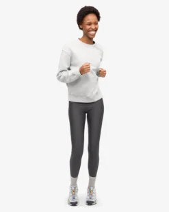 Women Classic Organic Crew - Faded Grey