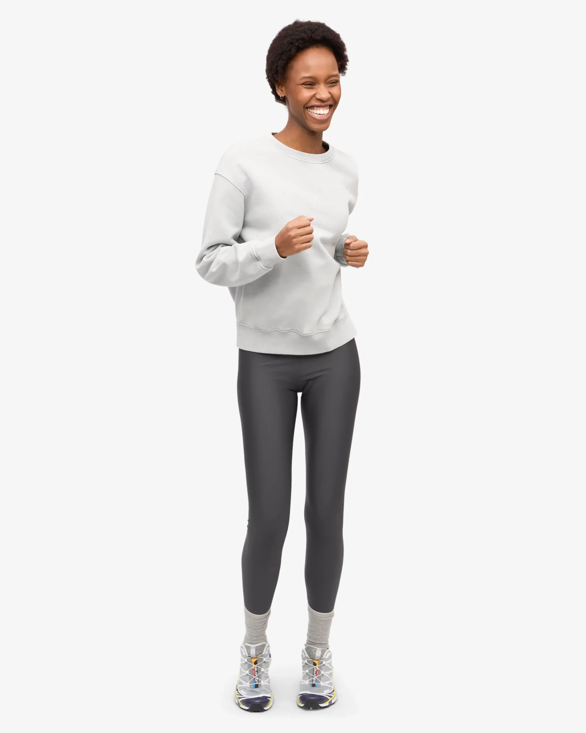 Women Classic Organic Crew - Faded Grey