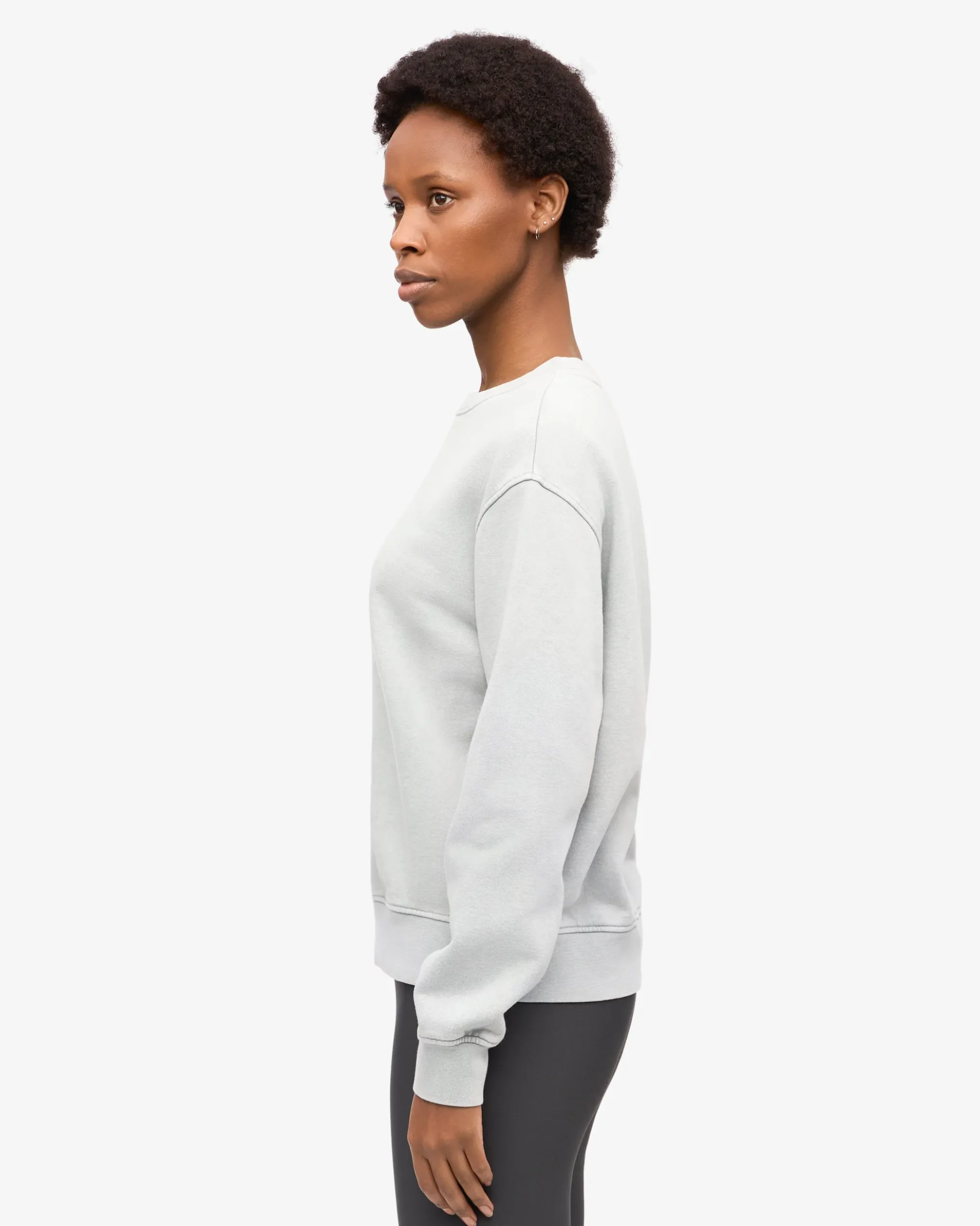 Women Classic Organic Crew - Faded Grey