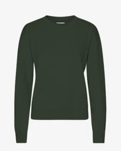 Women Classic Organic Crew - Hunter Green