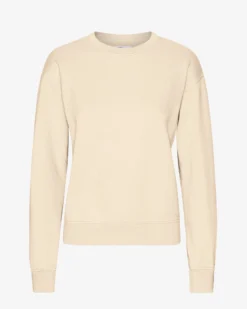 Women Classic Organic Crew - Ivory White