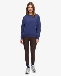 Women Classic Organic Crew - Marine Blue