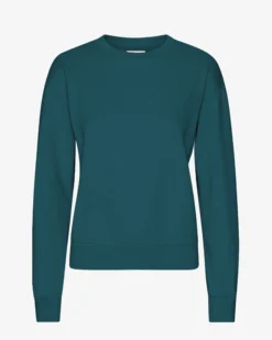 Women Classic Organic Crew - Ocean Green