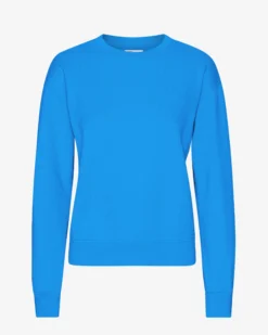 Women Classic Organic Crew - Pacific Blue