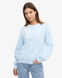 Women Classic Organic Crew - Polar Blue
