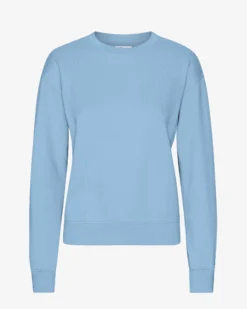 Women Classic Organic Crew - Seaside Blue
