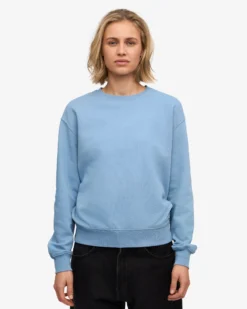 Women Classic Organic Crew - Seaside Blue