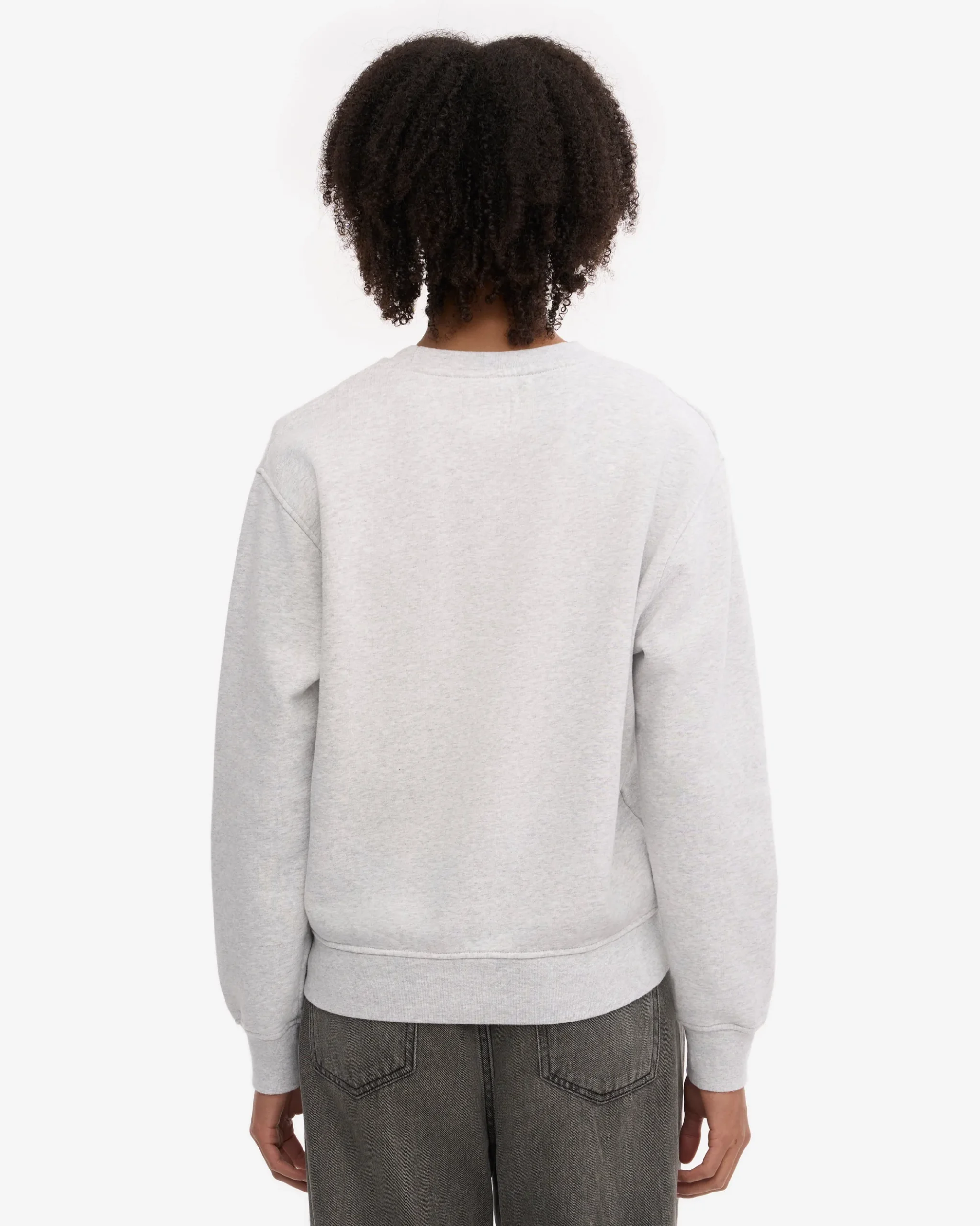 Women Classic Organic Crew - Snow Melange