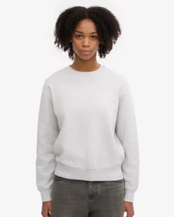Women Classic Organic Crew - Snow Melange