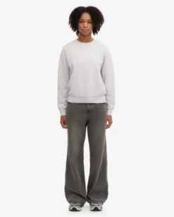 Women Classic Organic Crew - Snow Melange