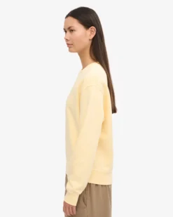 Women Classic Organic Crew - Soft Yellow