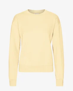 Women Classic Organic Crew - Soft Yellow