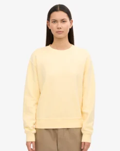 Women Classic Organic Crew - Soft Yellow