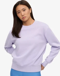 Women Classic Organic Crew - Soft Lavender