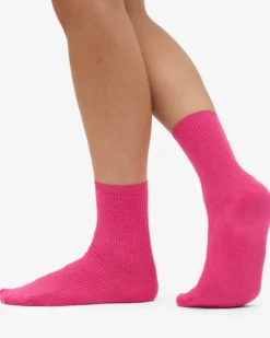 Women Classic Organic Sock - Bubblegum Pink (3-Pack)