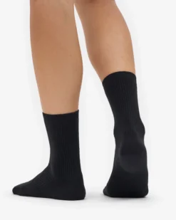Women Classic Organic Sock - Deep Black (3-Pack)