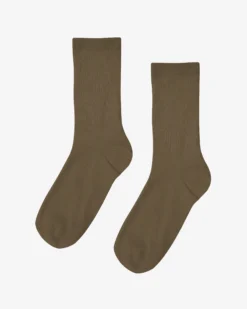 Women Classic Organic Sock - Dusty Olive
