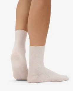 Women Classic Organic Sock - Ivory White (3-Pack)