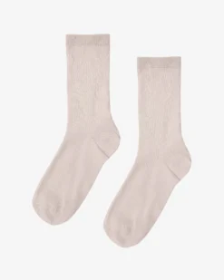 Women Classic Organic Sock - Ivory White