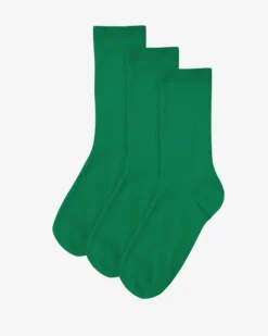 Women Classic Organic Sock - Kelly Green (3-Pack)