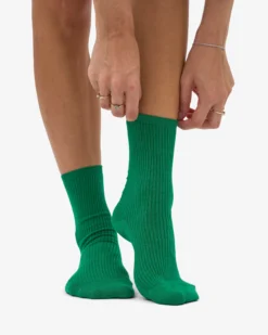 Women Classic Organic Sock - Kelly Green