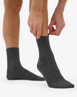 Women Classic Organic Sock - Lava Grey