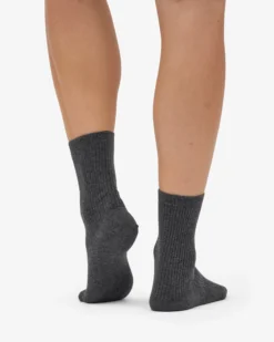 Women Classic Organic Sock - Lava Grey (3-Pack)