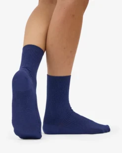 Women Classic Organic Sock - Marine Blue (3-Pack)