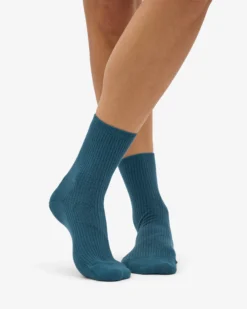 Women Classic Organic Sock - Ocean Green (3-Pack)