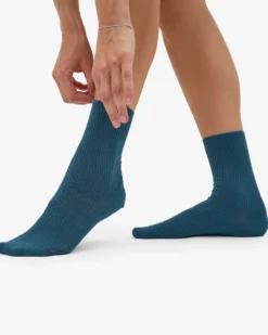 Women Classic Organic Sock - Ocean Green