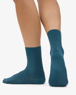 Women Classic Organic Sock - Ocean Green