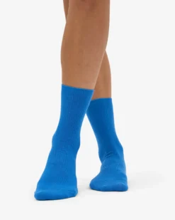 Women Classic Organic Sock - Pacific Blue