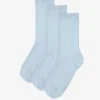 Women Classic Organic Sock - Polar Blue (3-Pack)