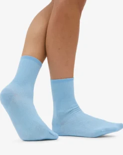 Women Classic Organic Sock - Seaside Blue