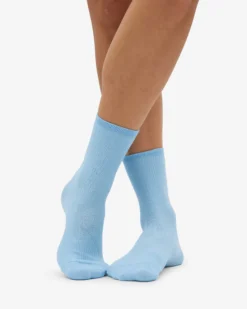Women Classic Organic Sock - Seaside Blue